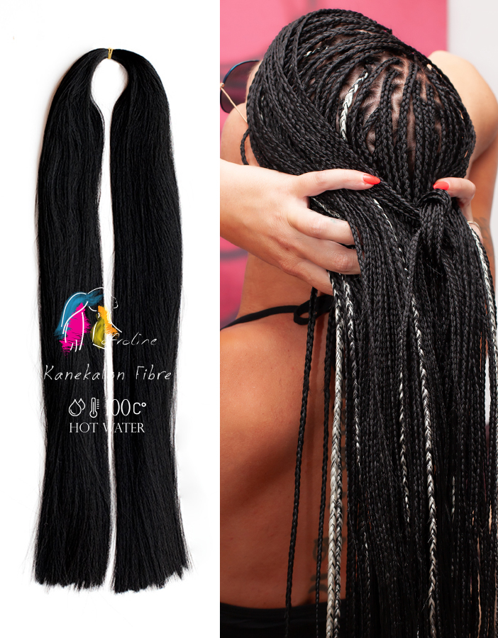 Kanekalon póthaj fonáshoz fekete, AFROline