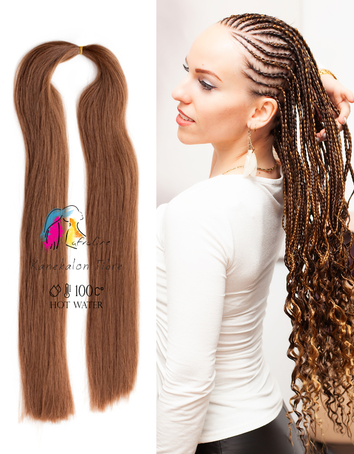 Kanekalon póthaj fonáshoz középbarna, AFROline