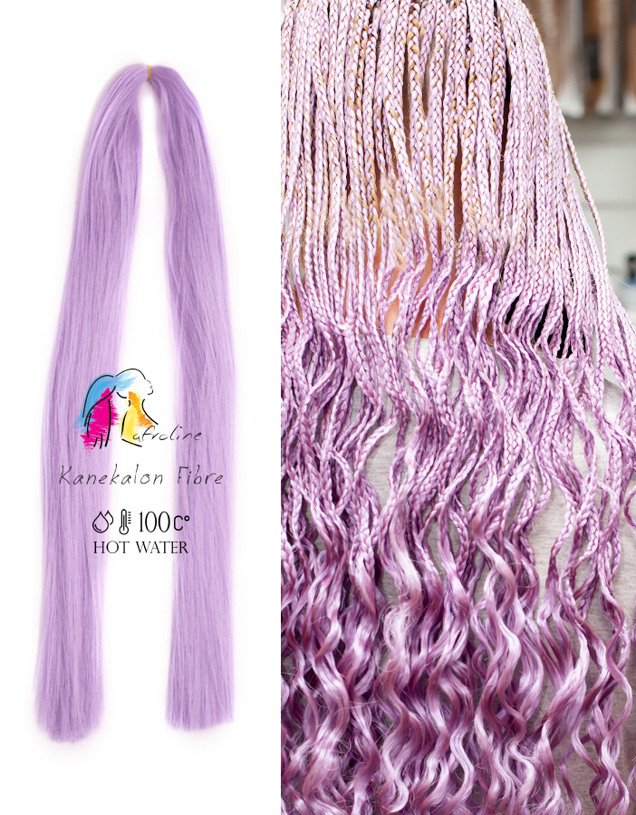 Kanekalon póthaj fonáshoz világoslila, AFROline