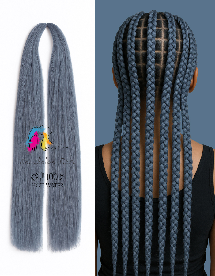 Kanekalon póthaj fonáshoz pasztell kék, AFROline